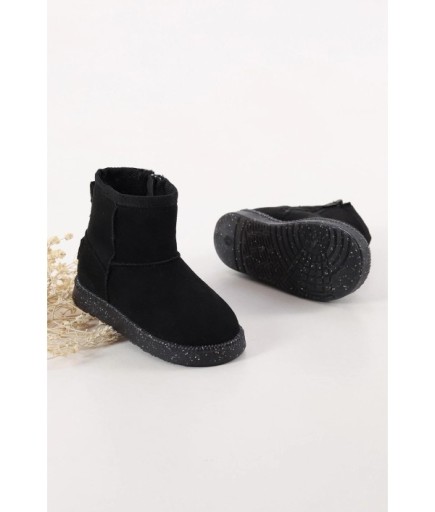 Işıklı Fermuarlı İçi Tüylü kız Çocuk Bot